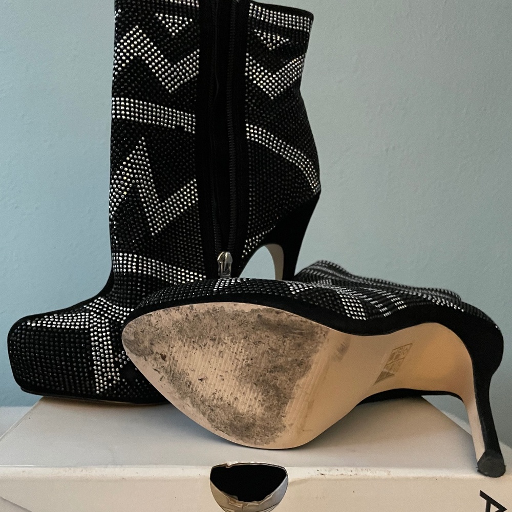 ALDO Rhinestone Booties - Picture 4 of 8